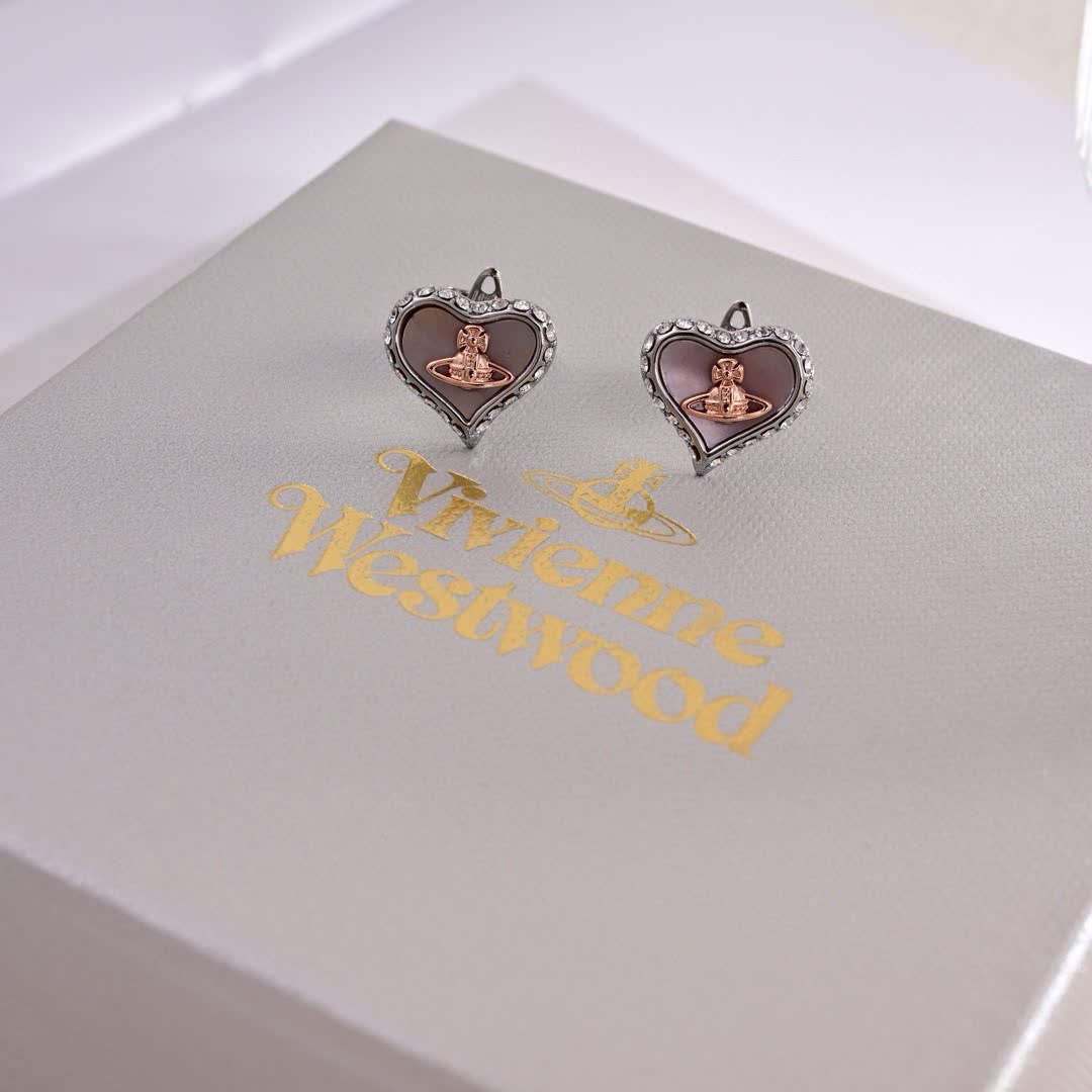 Vivienne Westwood Earrings - Heart Design
